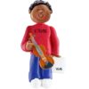 MALE VIOLINIST Personalized Ornament AFRICAN AMERICAN