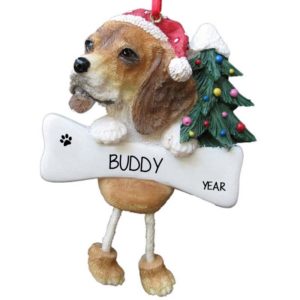 BEAGLE Dog With WOBBLY LEGS Ornament