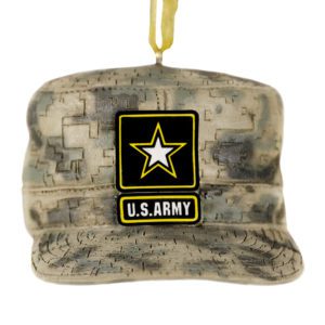 Personalized US ARMY Cap Christmas Ornament