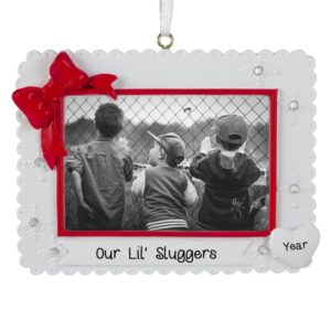 Brothers Photo Frame Personalized Christmas Ornament