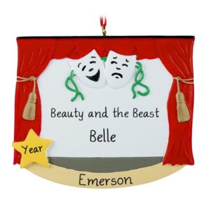 Stage Acting Comedy + Tragedy Masks Ornament