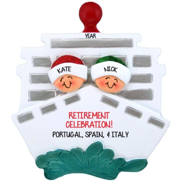 Retirement Celebration On Cruise Ship Ornament