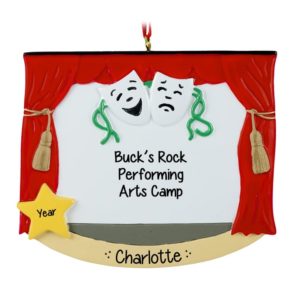 Performing Arts Summer Camp Theatre Stage Ornament