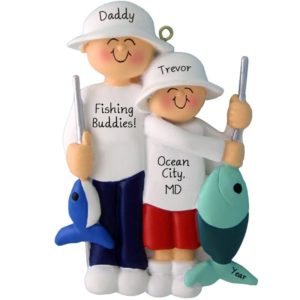 Fishing Trip Father And Son Personalized Ornament