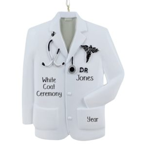 Doctor White Coat Ceremony Personalized Ornament