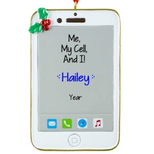 Me My Cell And I Smart Phone Ornament