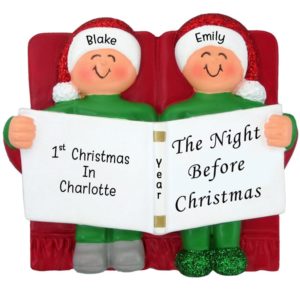 Couple's 1st Christmas In New City / State Ornament
