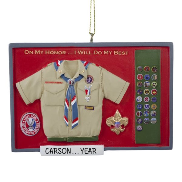 Image of Eagle Scout Shadow Box Ornament