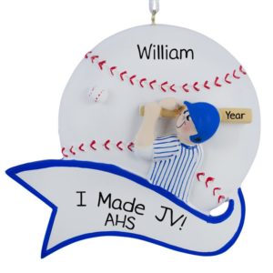 JV / Varsity Baseball Boy Ornament