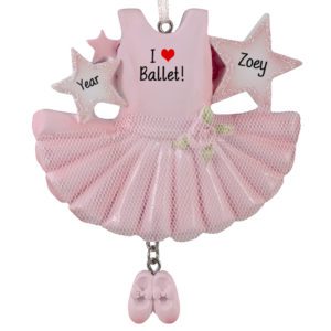 Ballerina Tutu Real Tulle Dangling Slippers Ornament
