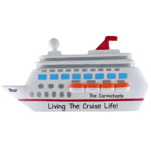 Living The Cruise Life Souvenir Boat Ornament