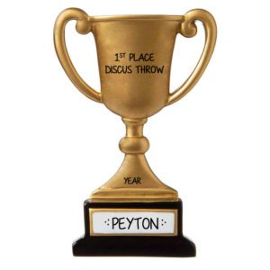 Image of Track And Field Champ Trophy Cup Ornament