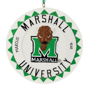 Marshall Thundering Herd 3-D Logo Ornament