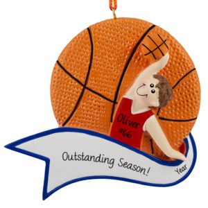 Basketball Player Outstanding Season Ornament MALE