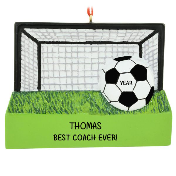 Best Soccer Coach Field And Goal Ornament