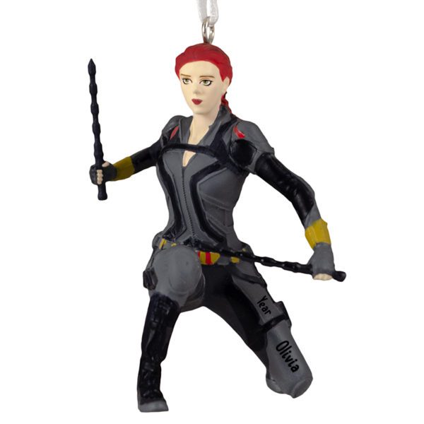 Personalized Black Widow From Avengers Ornament