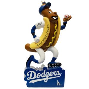 Image of Personalized Los Angeles World Series Hot Dog Ornament