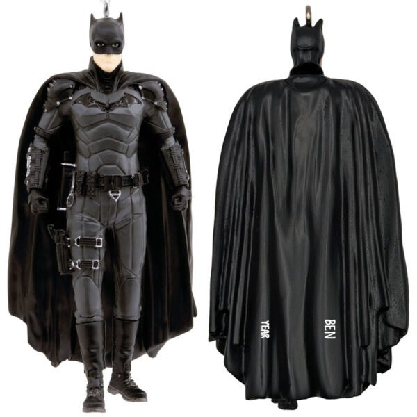 Personalized Batman Superhero With Cape 3-D Ornament