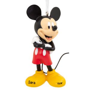 Image of Personalized Mickey Mouse Classic Pose 3-D Ornament