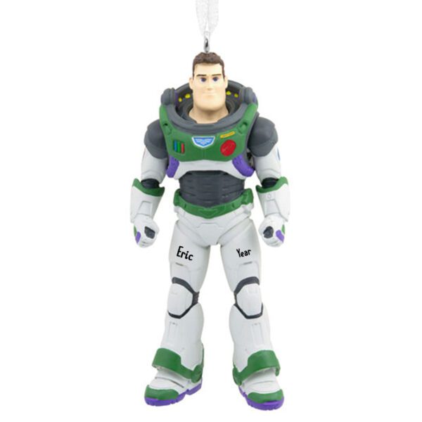 Personalized Buzz Lightyear In Spacesuit 3-D Ornament