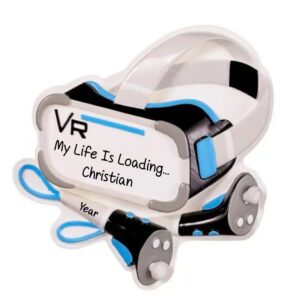 Personalized Virtual Reality Gamer Headset Ornament