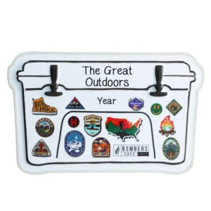 The Great Outdoors Camping And Fishing Cooler Ornament