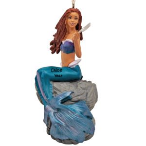 Image of Personalized Ariel Live Action Film 3-D Christmas Ornament